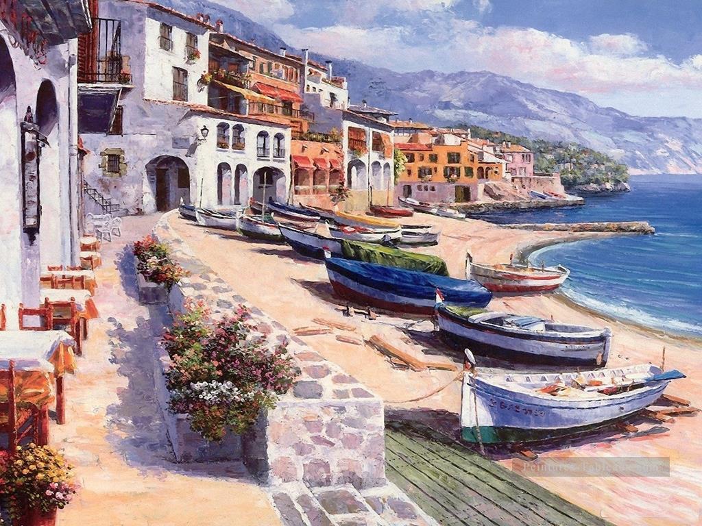 mt013 Mer Egée Méditerranée Peintures à l'huile
